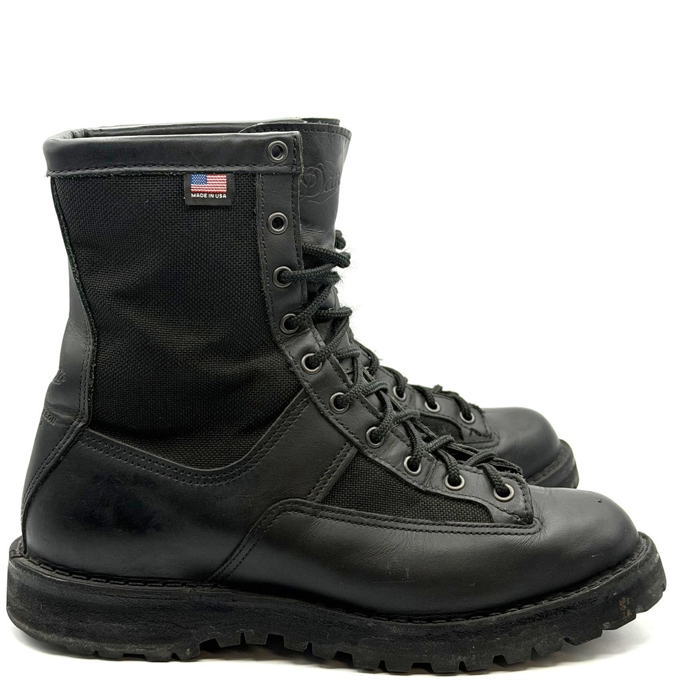 Danner Acadia 8" Black Boots Mens 9D Combat Tactical Gore-Tex Vibram 21210 USA